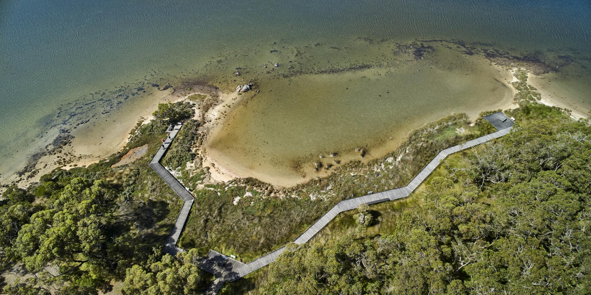 Drone photo taken of Wattierup / Oyster Harbour Fishtraps