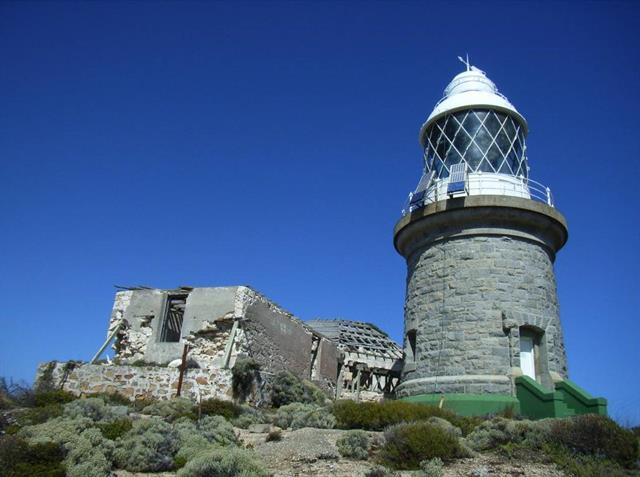 Breaksea Island and Lighthouse