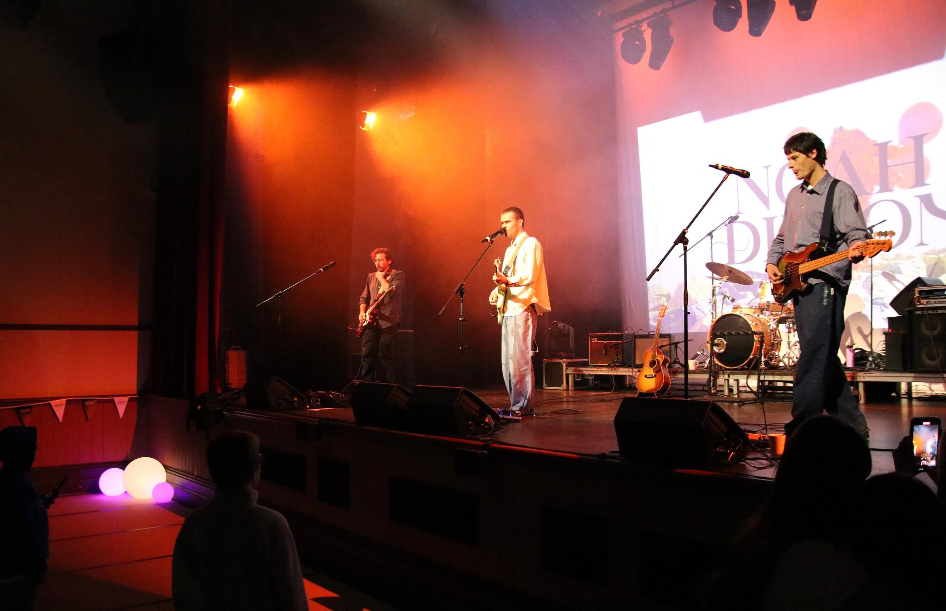 Noah Dillon performing at All Ages Live at the Town Hall Event 