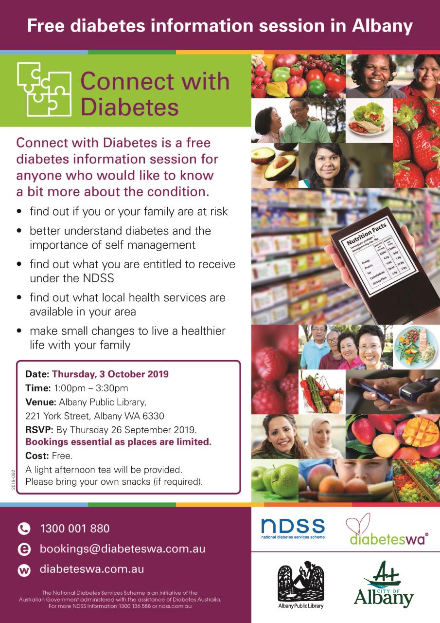 Connect with Diabetes poster
