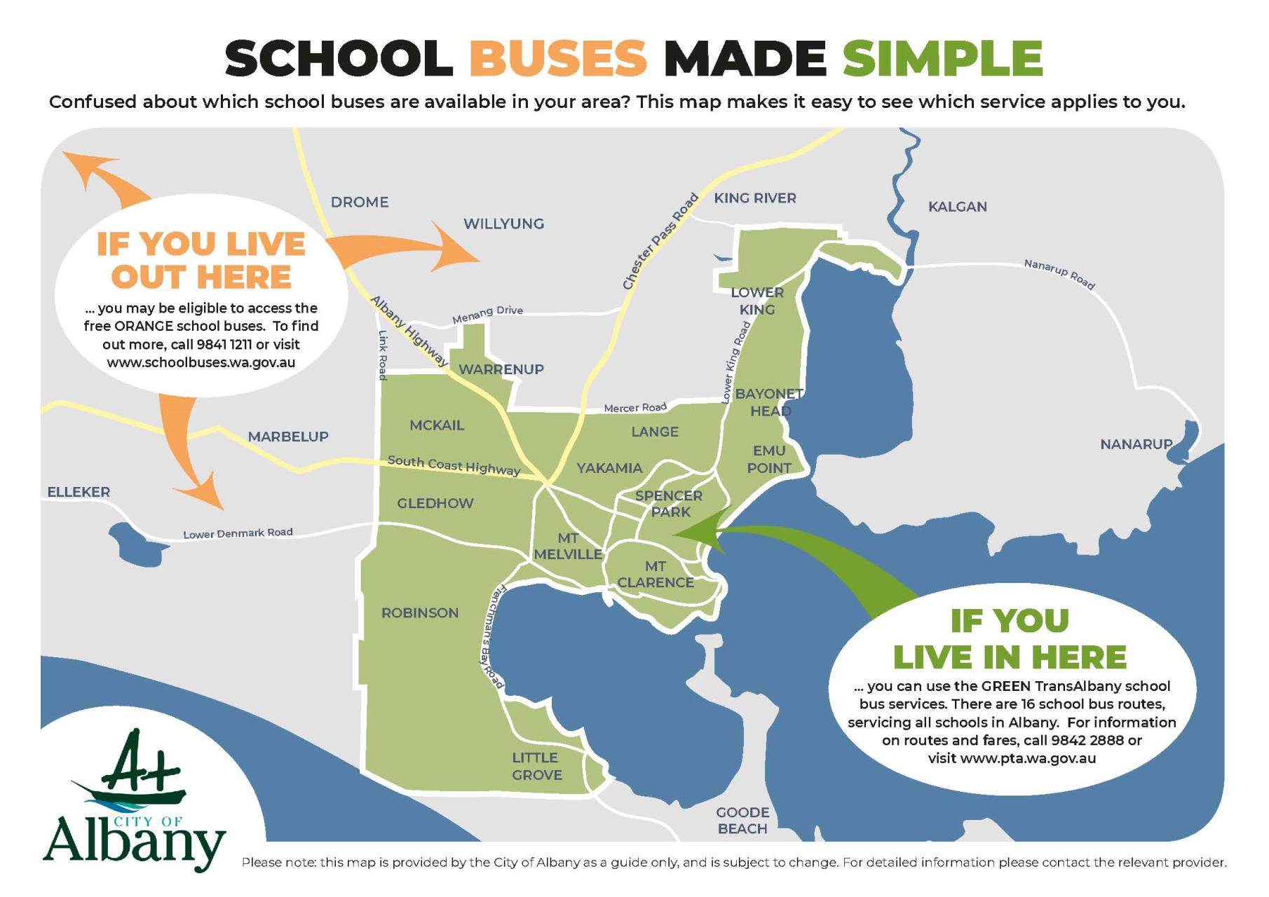 School Buses Made Simple Map