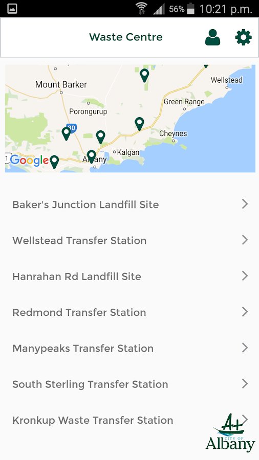 Albany App Screenshot2