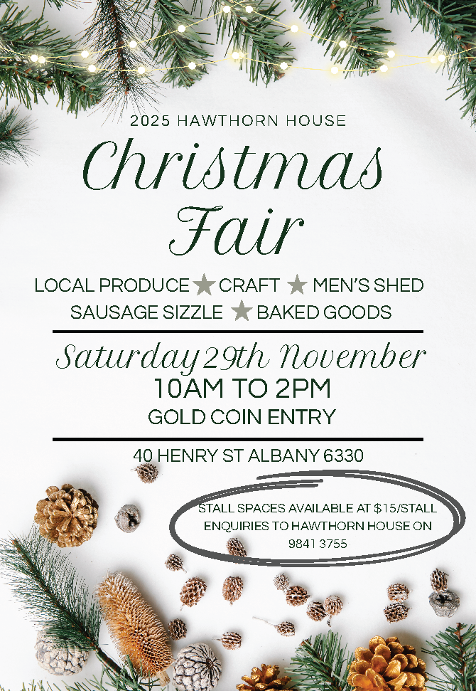 2025 Hawthorn House Christmas Fair