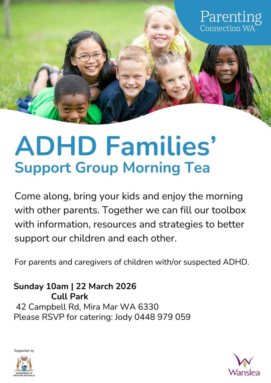 ADHD Families' Support Group Morning Tea