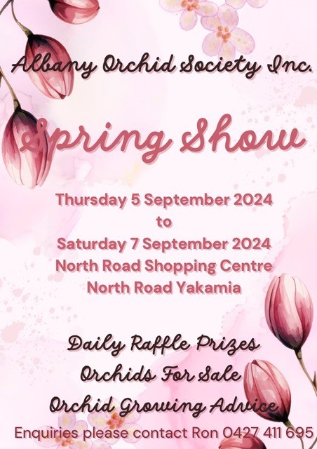 Albany Orchid Society Inc. - Winter Show and Display
