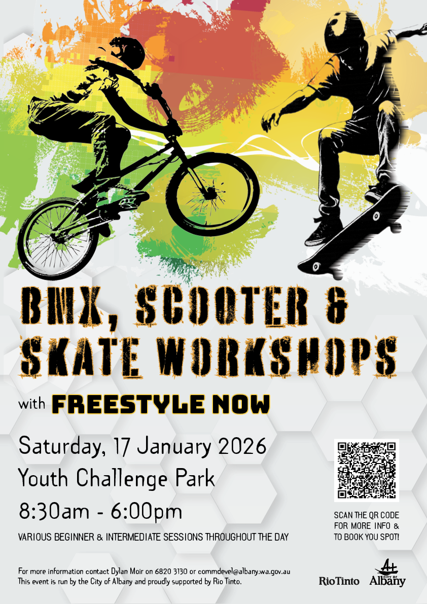 Freestyle Now: BMX, Scooter & Skate workshops