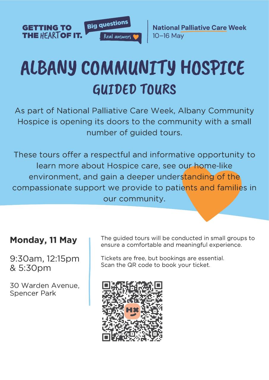 Albany Community Hospice Guided Tours