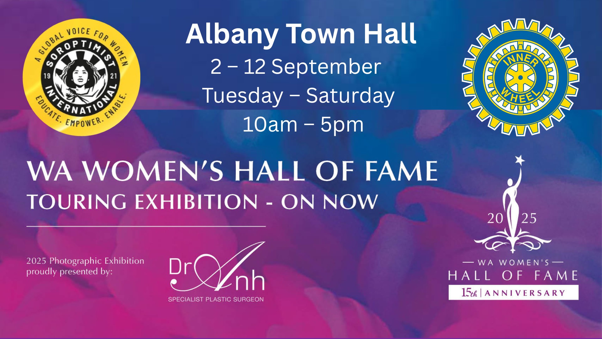 WA WOMEN’S HALL OF FAME EXHIBITION 2025 - ALBANY