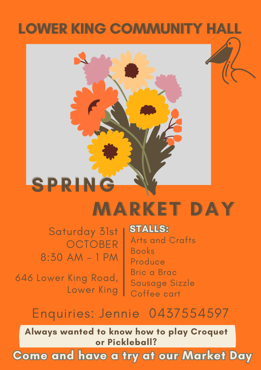 Spring Market Day at Lower King Hall