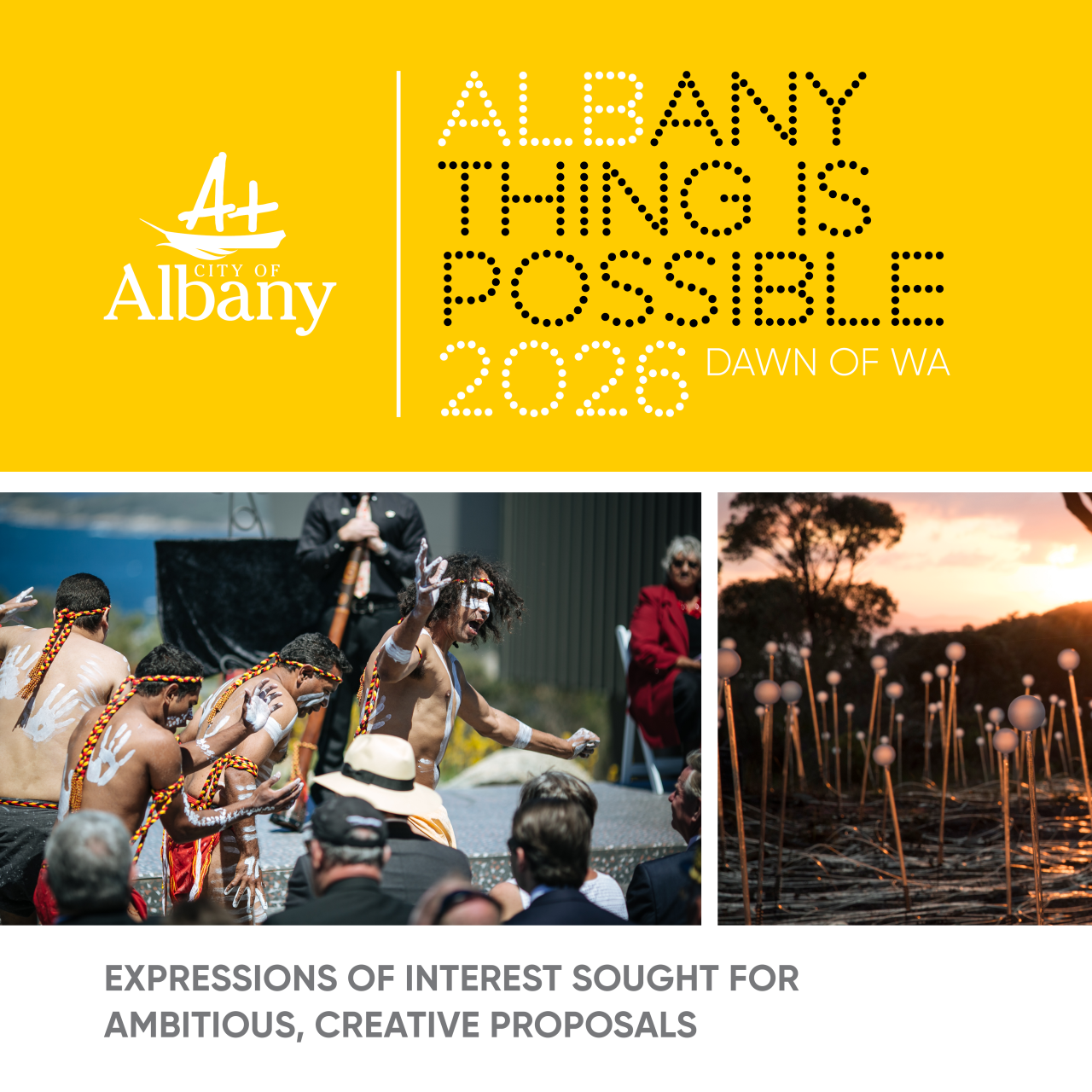 Albany’s Bicentenary seeks ambitious creative projects
