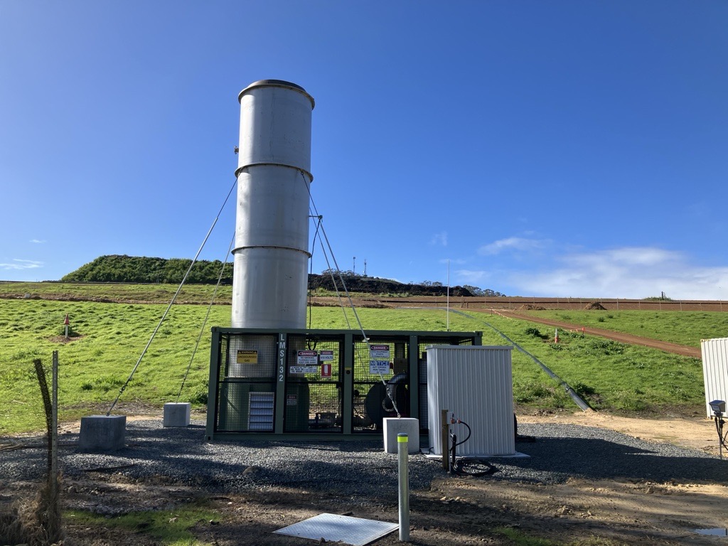 Hanrahan landfill flare installed as City manages waste future