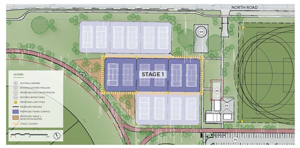 Albany Regional Tennis Centre - Stage 1