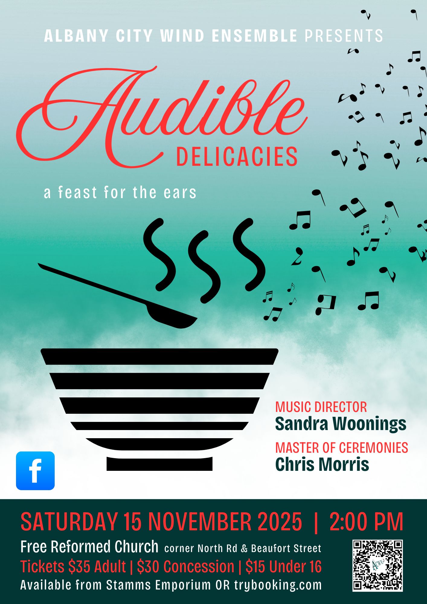 Albany City Wind Ensemble presents:  Audible Delicacies Concert