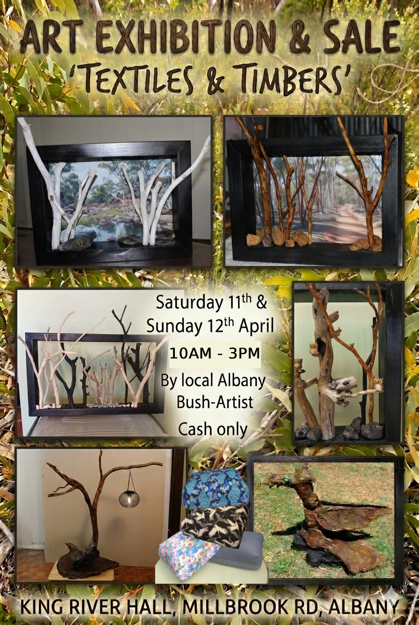 'Textiles & Timbers' Art Exhibition