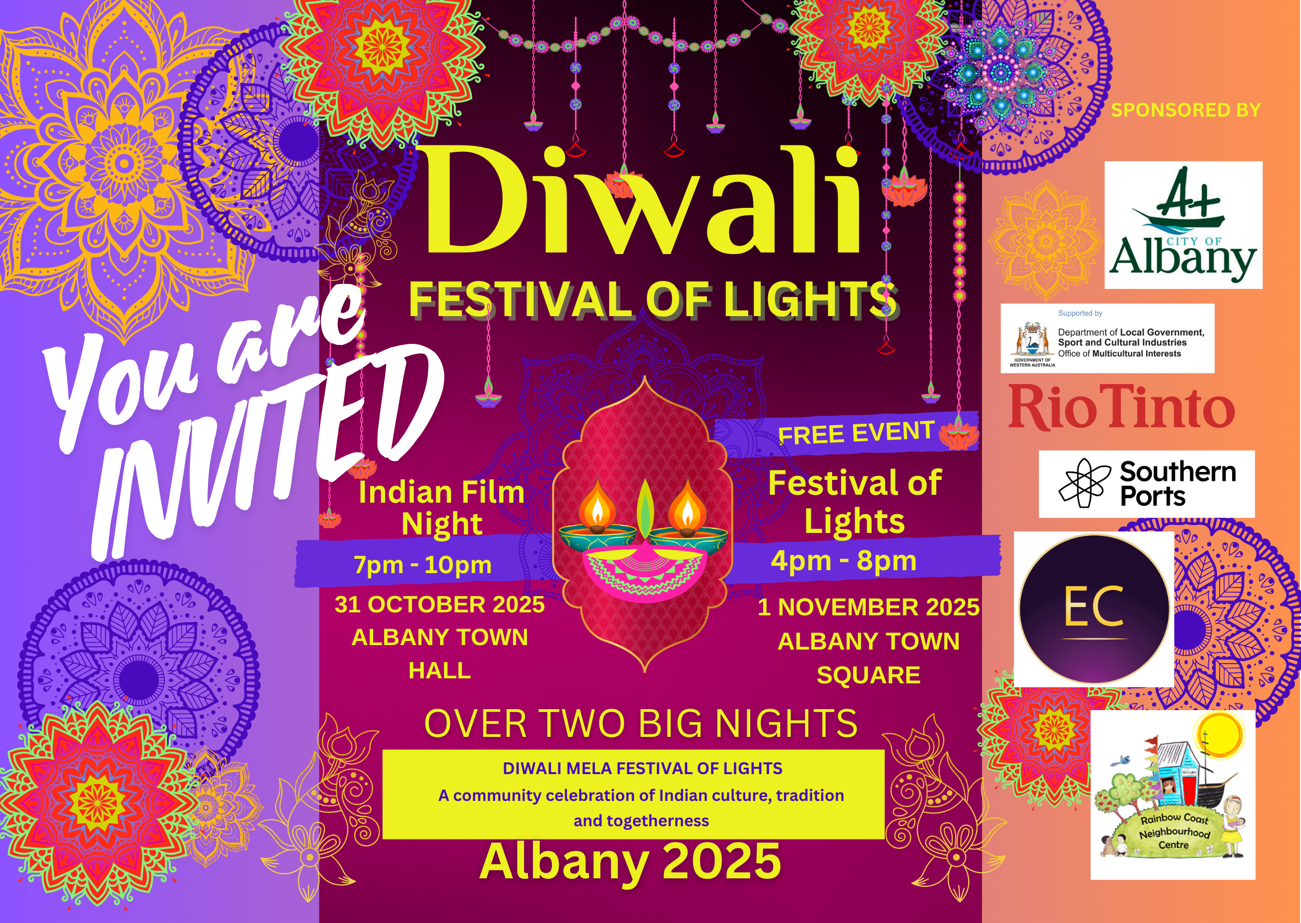 Diwali Mela Festival of Lights 2025