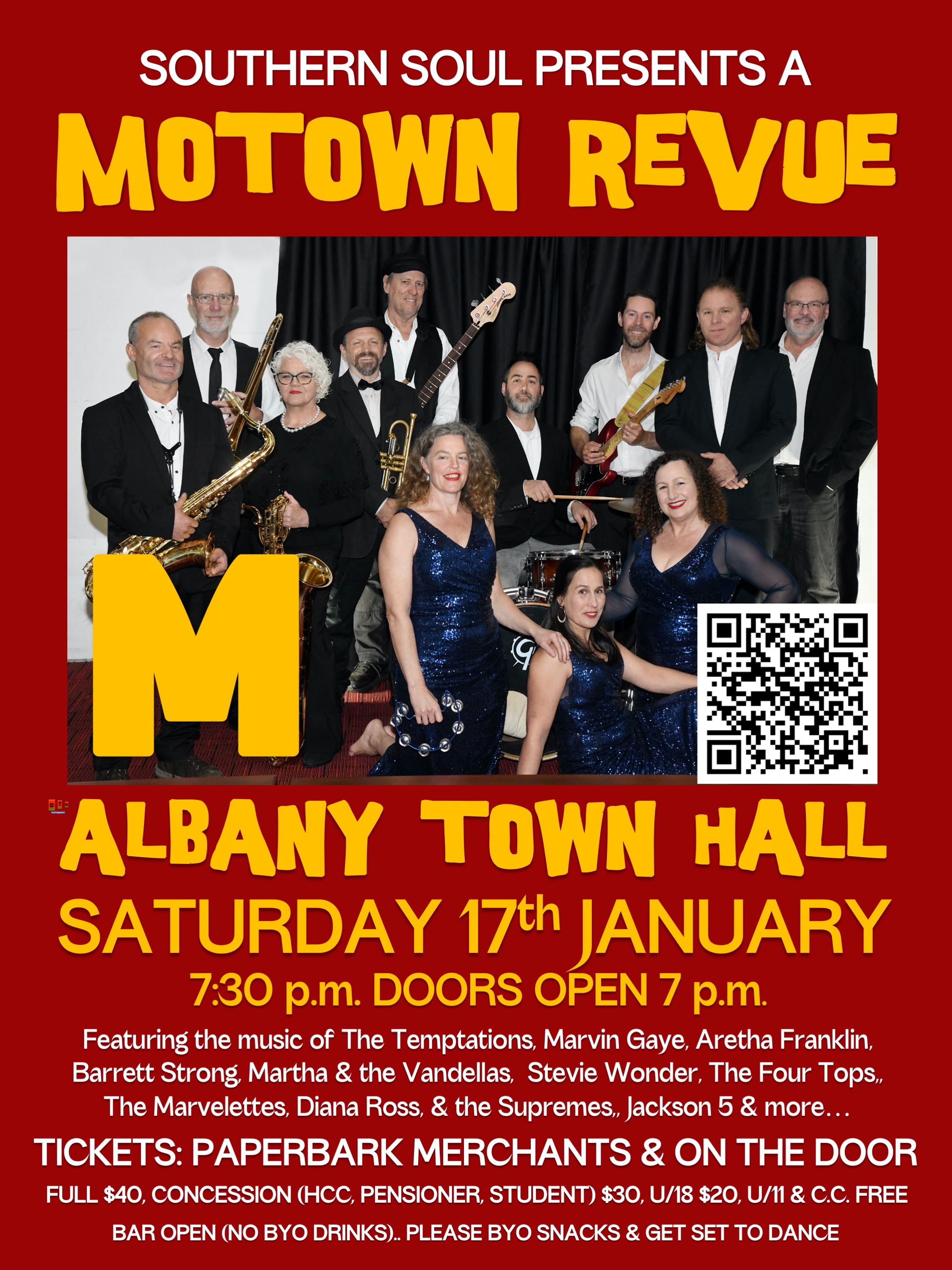 Southern Soul's Motown Revue at Albany Town Hall