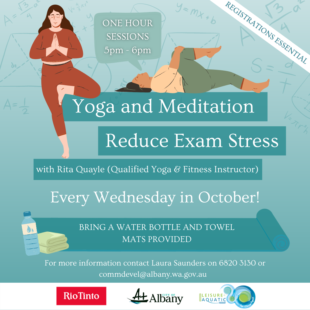 Yoga and Meditation Sessions for Exam Stress