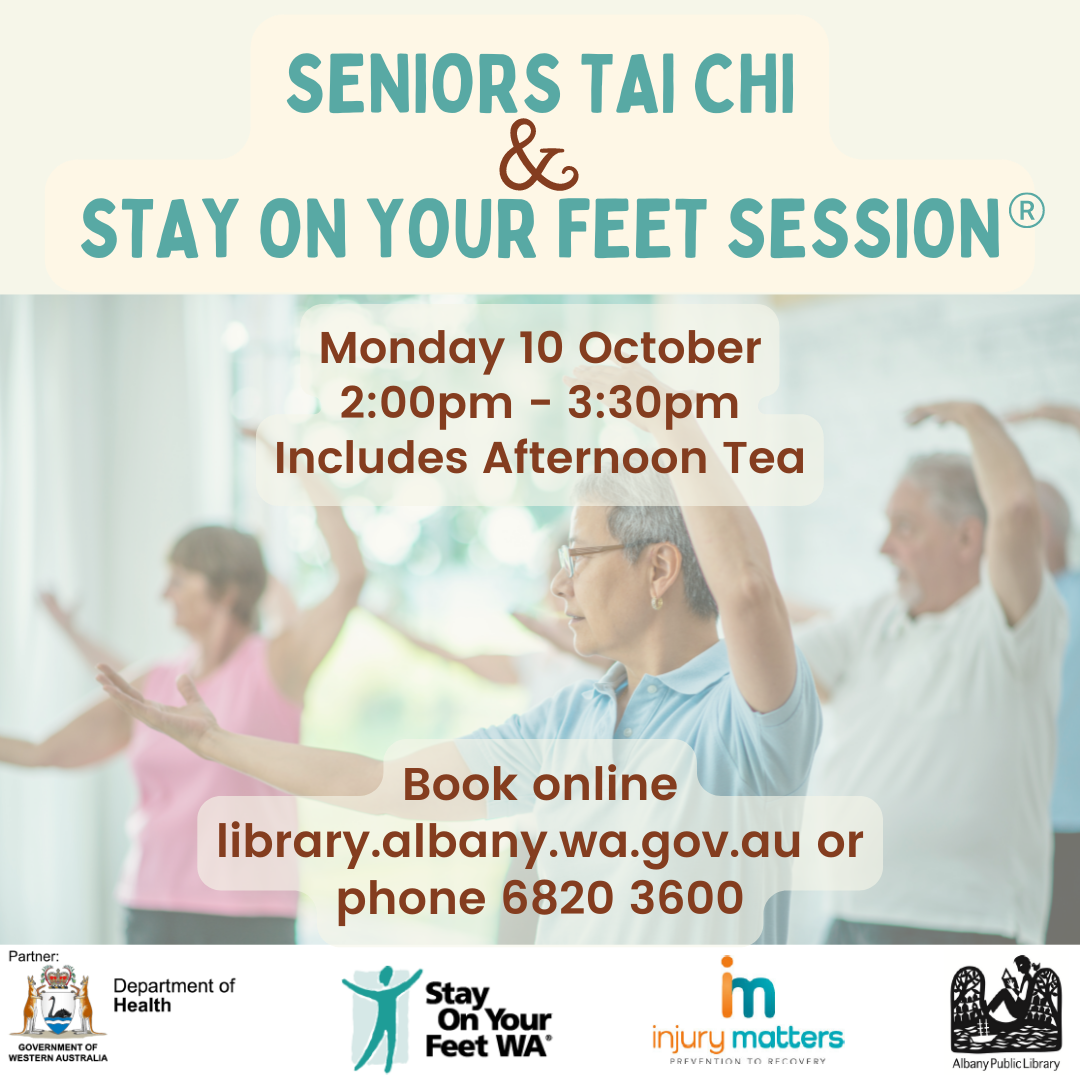 Seniors Tai Chi and Stay on Your Feet Information Session