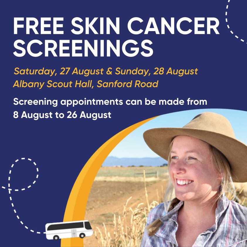Skin cancer screens free for residents
