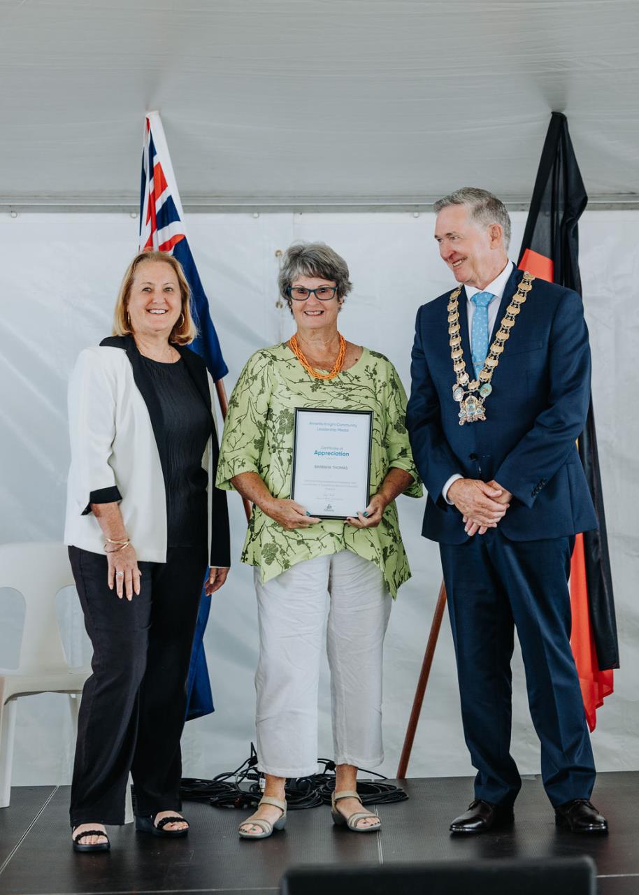 Hospice volunteer awarded first Annette Knight medal