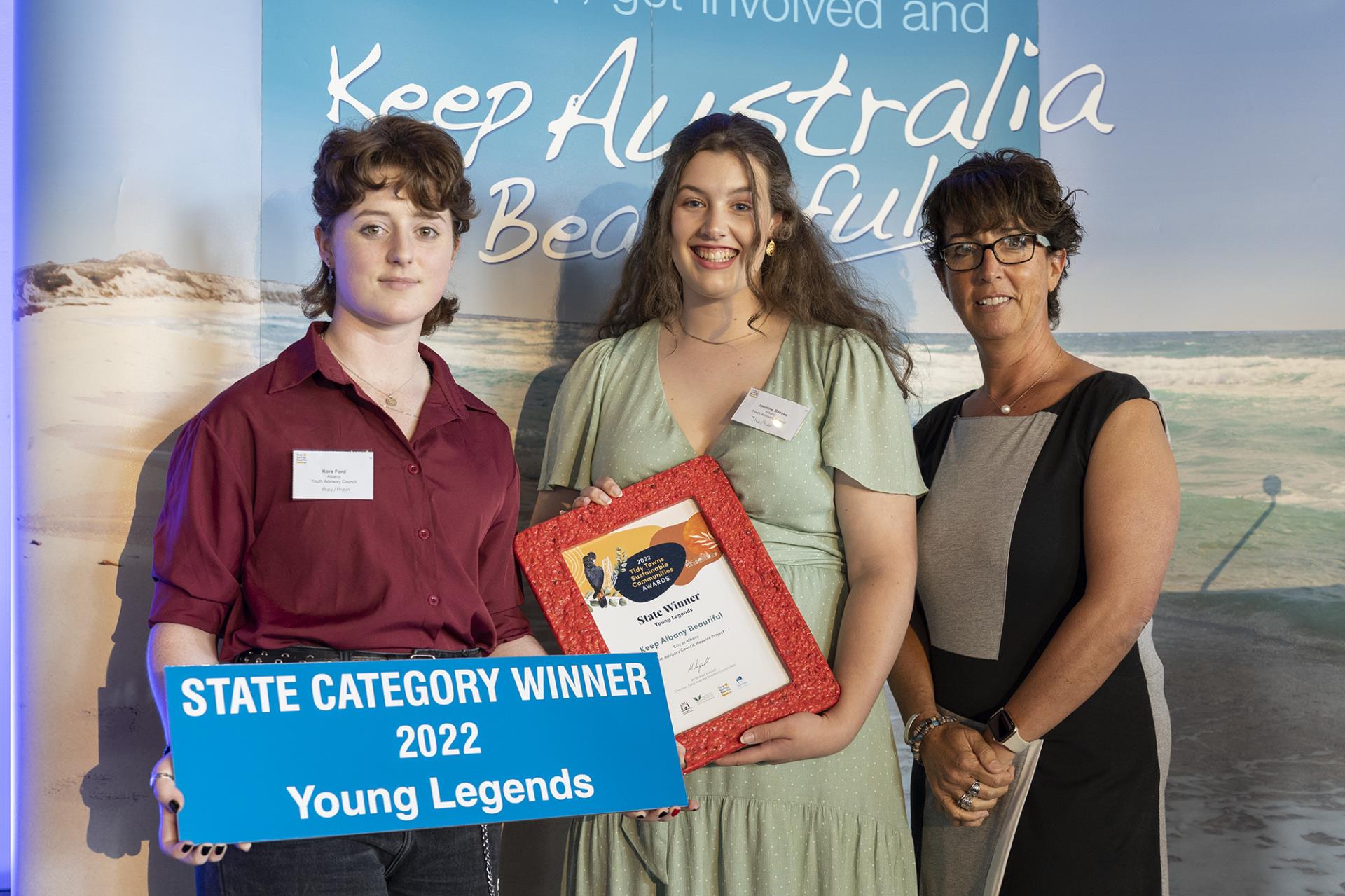 Youth Advisory Council tidy up at awards
